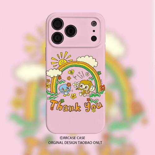 Daisy Lovers古早小猴子彩虹萌适用苹果17promax/16手机壳iPhone151413/12OPPO小米红米vivo一加真我