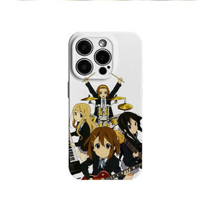 轻音少女秋山澪平泽中野梓唯适用苹果16promax/15手机壳iPhone141312/11华为荣耀OPPO小米红米vivo一加真我