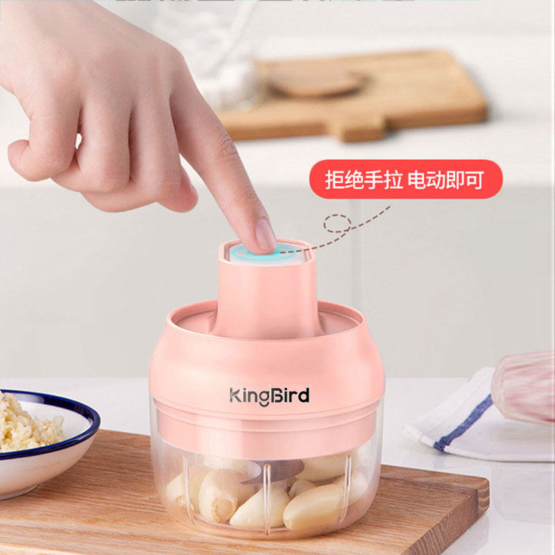 拉蒜神器压蒜器碎蒜捣蒜泥蒜蓉搅蒜器切蒜绞蒜绞肉机厨房电动无线