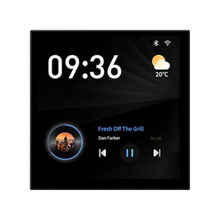 主机控制器 家庭背景音乐主机 语音86主机B4 升级版 86型4寸