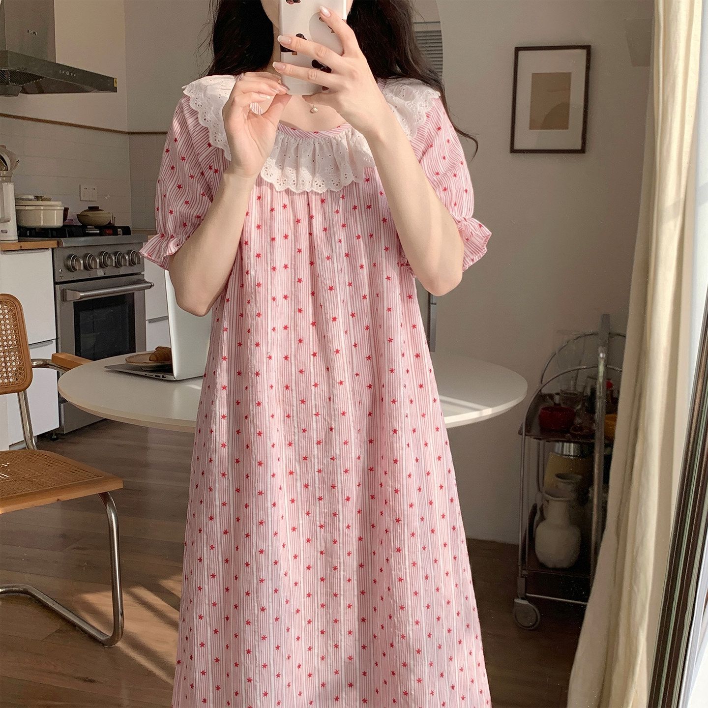 云朵棉欧式公主风女款睡裙夏季