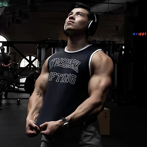 超帅GYMSHARK MESH克里斯篮球背心速干网眼排汗透气弹性运动坎肩