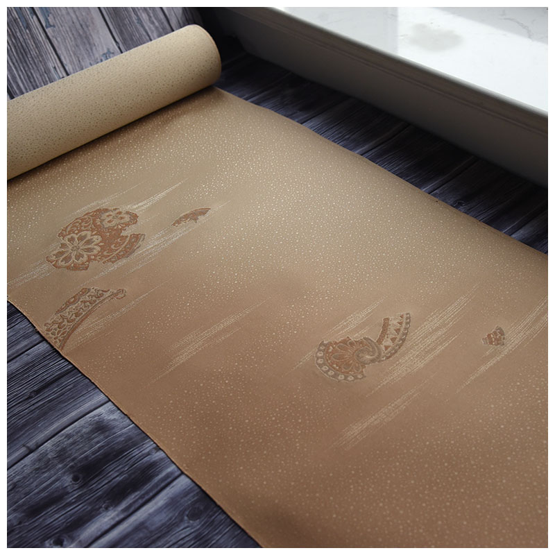 正绢真丝织花付下反物整卷