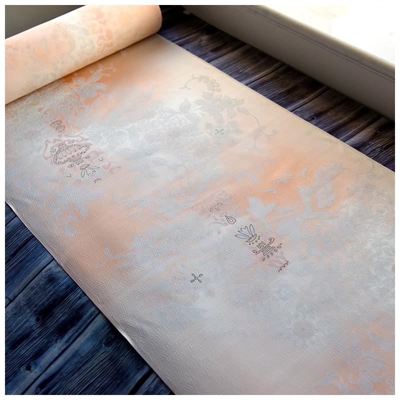 正绢真丝旗袍宫廷白描小纹反物