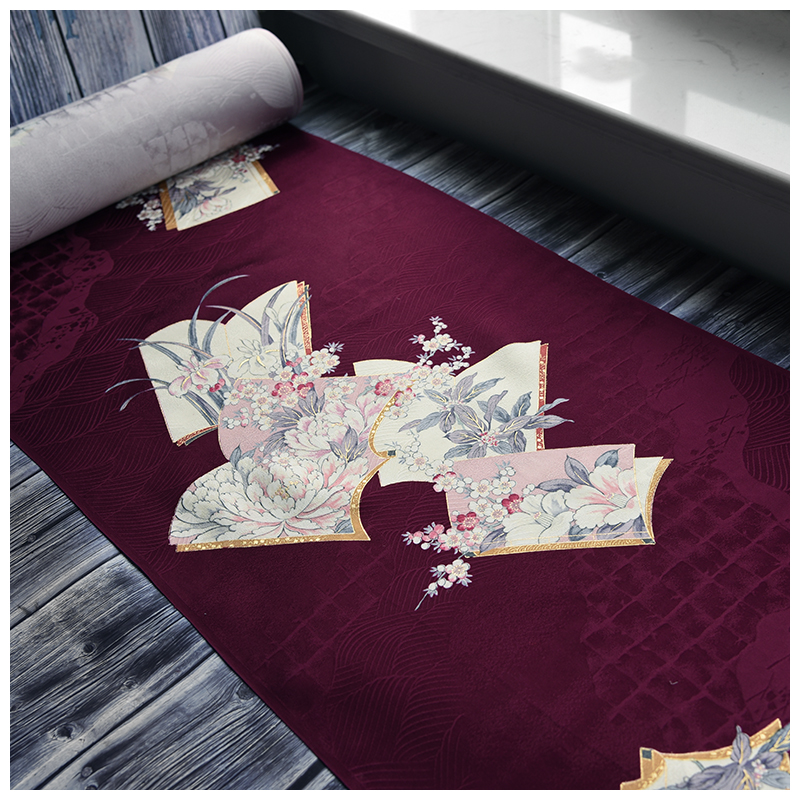 正绢真丝旗袍DIY描金小纹零