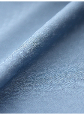 中古正绢真丝蓝色格菱色无地小纹反物布料荷包口金零料汉服旗袍面