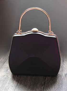 梯形长方形D型花朵头圆弧型口金盒子DIY材料链条胶水胶膜铺棉手工