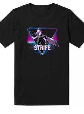 最终幻想INAL FANTASY FF14 游戏动漫角色印花纯棉短袖T恤衣服