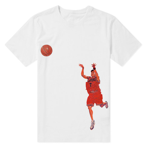 SLAM DUNK 经典动漫 灌篮高手7号宫城良田 圆领短袖T恤夏季纯棉