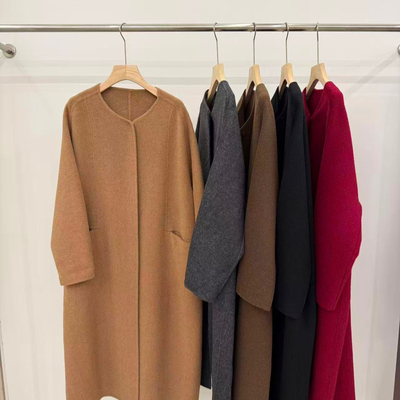 冬上新爆款推荐简约大牌风长款大衣（含100骆驼绒）