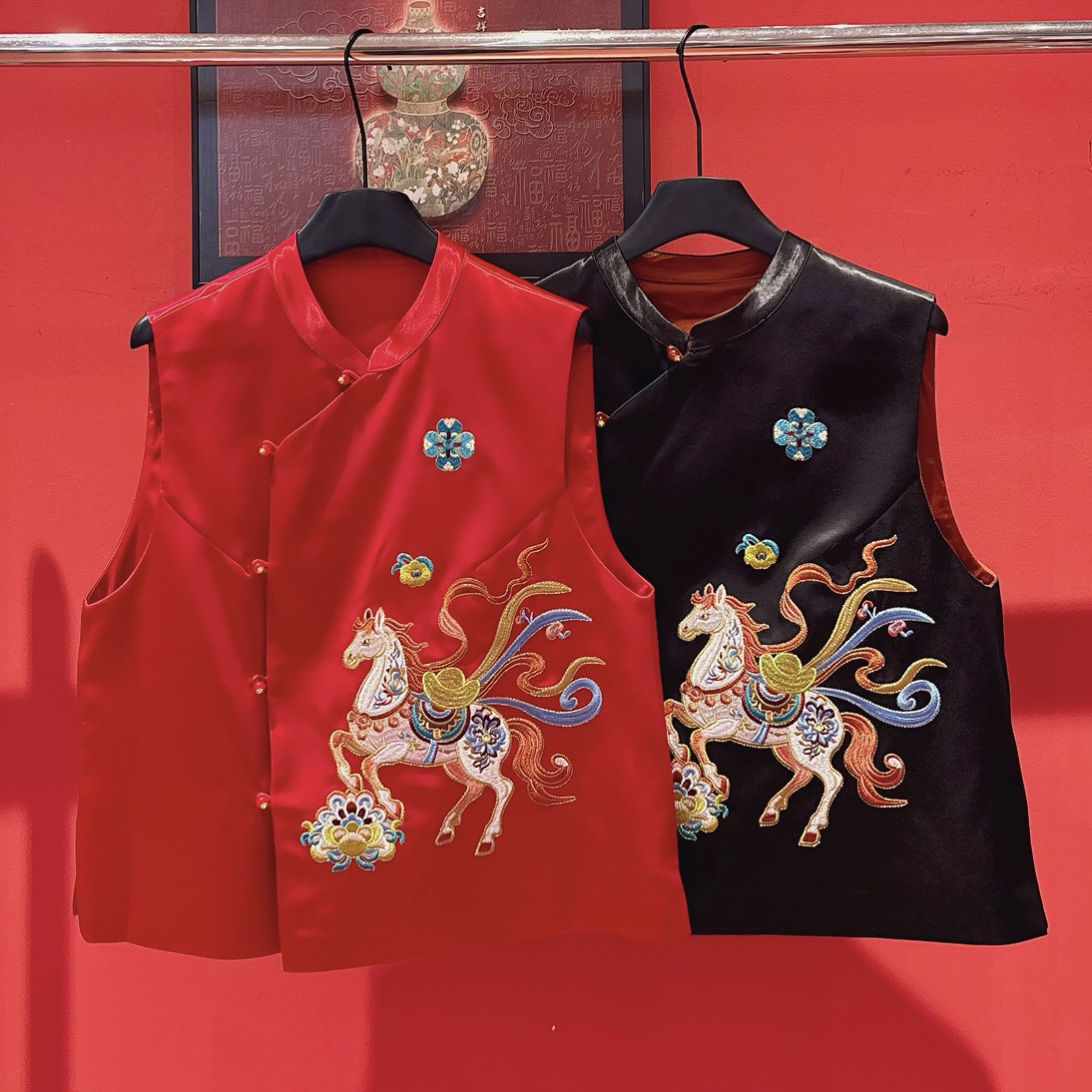 26年早春上新！重磅刺绣优雅气质国风马甲