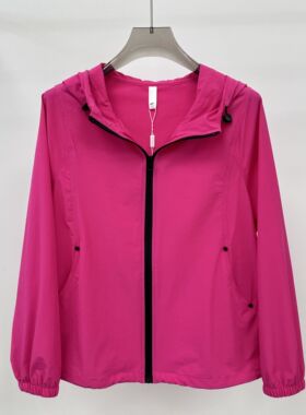 8807专柜正品新款春夏季女装时尚翻领单层透气防晒服妈妈装外套07