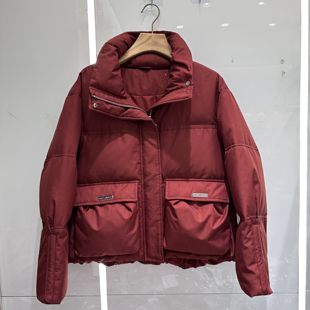 冬季 新款 女装 时尚 白鸭绒羽绒服25 凯依娜2025B 立领短款 25专柜正品