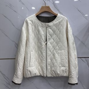 凯依娜2025A-02专柜正品新款春季女装时尚圆领短款夹克衫外套女02