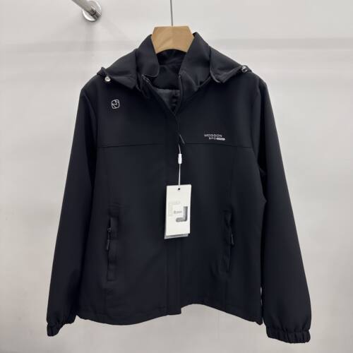 5807专柜正品新款春季女装时尚连帽大码妈妈装打底短外套女07