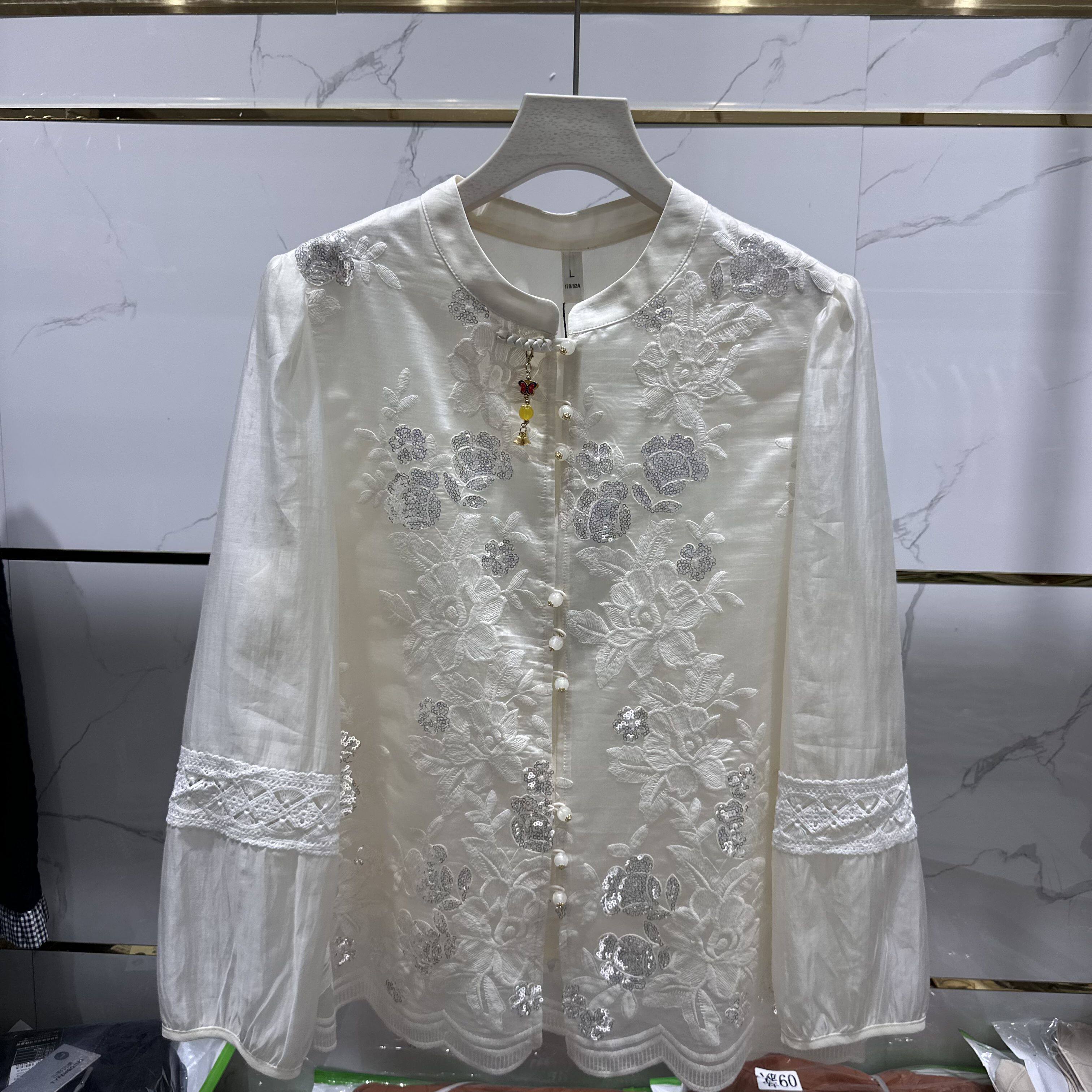 26-32专柜正品新款春季女装时尚圆领宽松休闲大码妈妈装打底衬衫