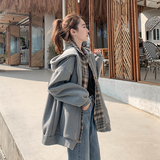 不断货售卖长动销款有利润格子衬衫假两件卫衣266-2012-P100控158，女装卫衣/绒衫，浙宝266