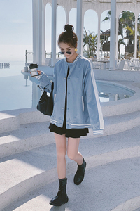 大货已出 2021新款 撞色拼接 两色棒球服266-6608-P110K168图片