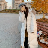 大货已出新款大毛领羽绒服标90绒266-9933长款，女装羽绒服，浙宝266