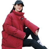 档口现货跑量引流款单排扣两色贴标短棉衣266-6815-P110K168，女装棉衣/棉服，浙宝266