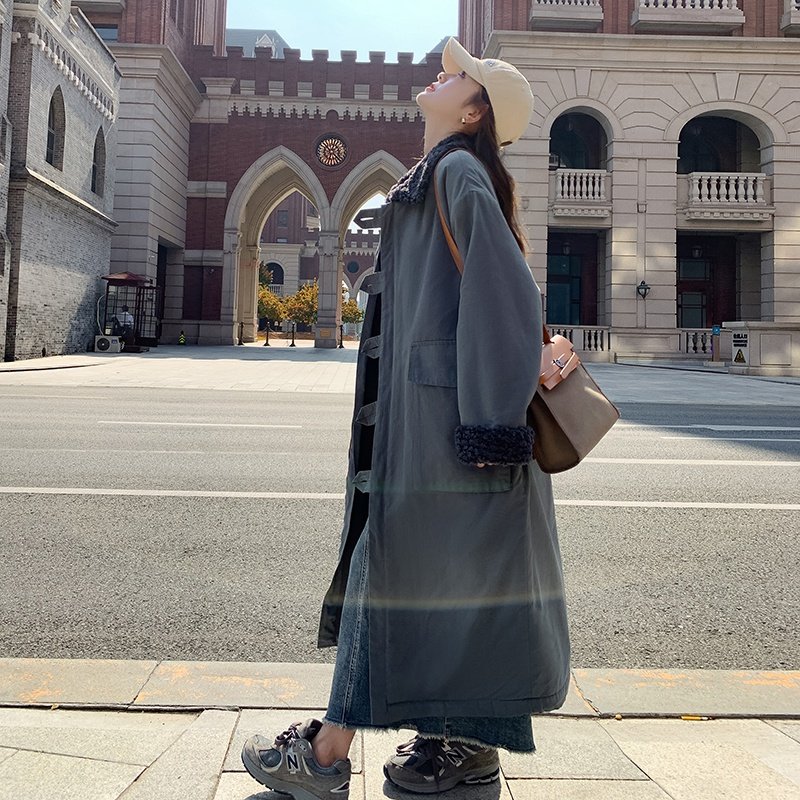 出货中新款羊羔毛拼接派克服266-2288-P185K268,女装派克服,浙宝266