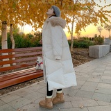 大货已出新款大毛领羽绒服标90绒266-9933长款，女装羽绒服，浙宝266