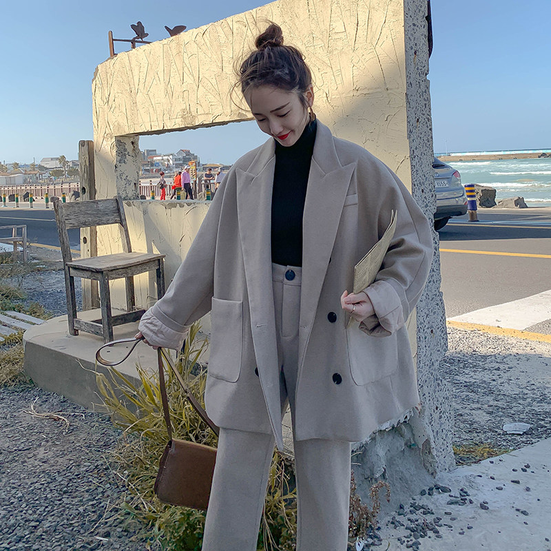 现货数据好利润100+三色毛呢套装（夹棉）266-667-P160控258,女装套装/套裙,浙宝266