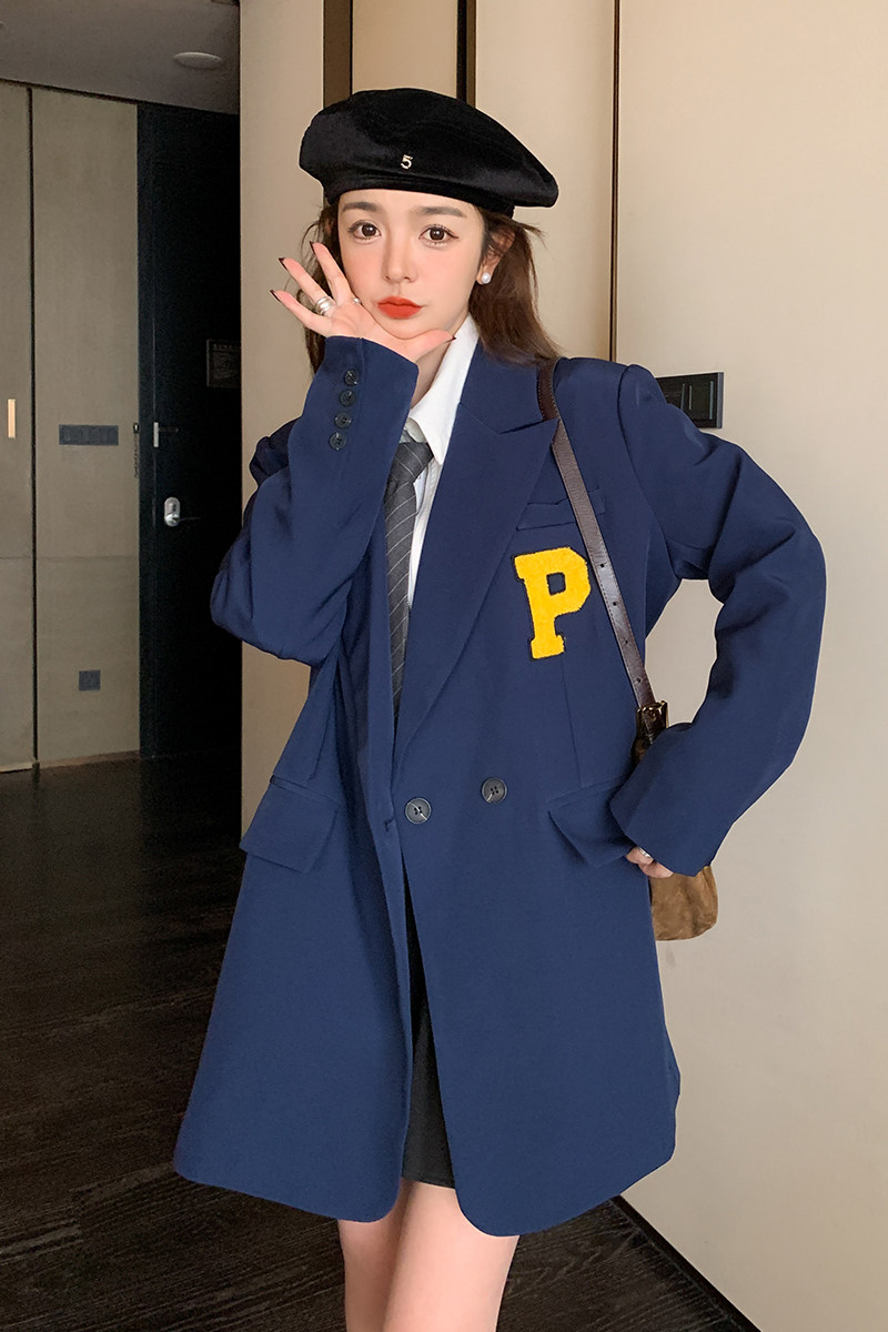 档口现货2023新款黄色P标藏青色西装266-2313-P115K168,女装西装,浙宝266