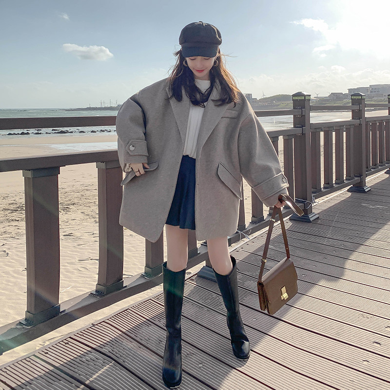 现货主推数据好高性价比三色毛呢外套（夹棉）266-663-P130控188，女装毛呢外套，浙宝266