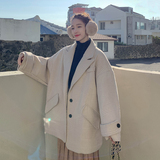 现货主推数据好高性价比三色毛呢外套（夹棉）266-663-P130控188，女装毛呢外套，浙宝266