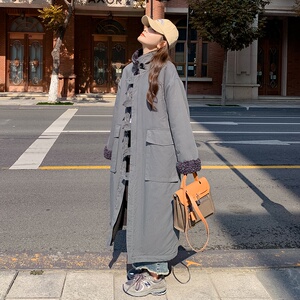 出货中新款羊羔毛拼接派克服266-2288-P185K268