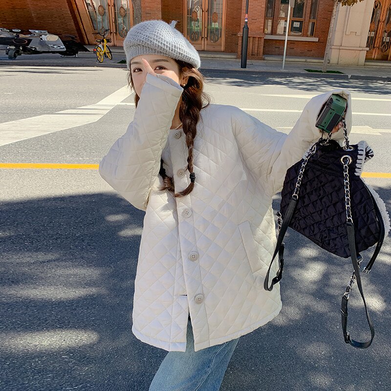 现货新款菱形格绗棉轻薄棉衣266-2289-P115K178,女装棉衣/棉服,浙宝266