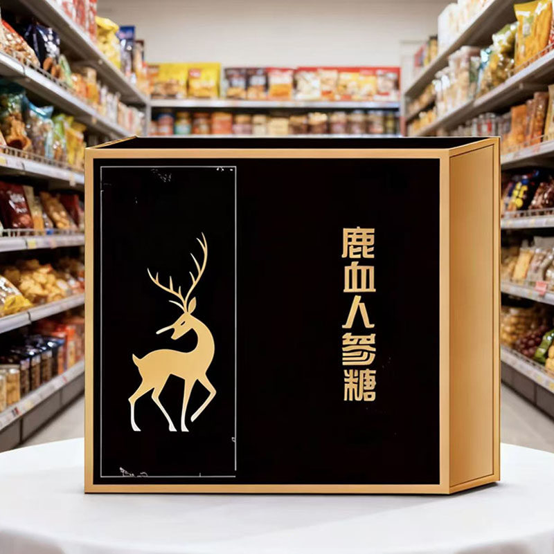 官方正品鹿血人参糖鹿鞭鹿心糖人参牡蛎蛹虫草玛咖多肽片12粒/盒