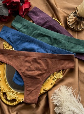 4月更欧美tback运动健身丁字裤女性感锦纶无痕耐拉日常穿低腰内裤