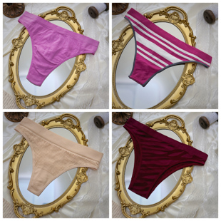 女S小码 锦纶性感无痕健身瑜伽日常耐拉伸丁字内裤 1月更tbackT裤