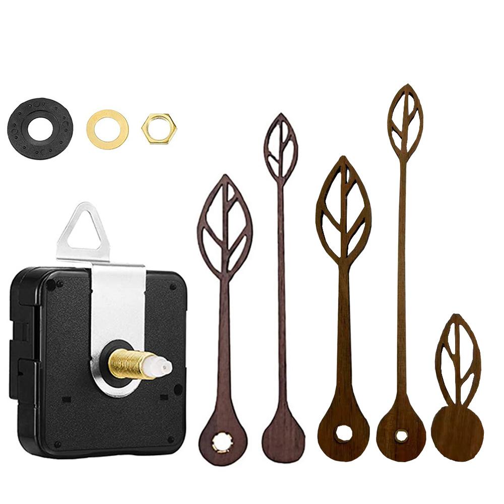 扫秒静音机芯胡桃木指针