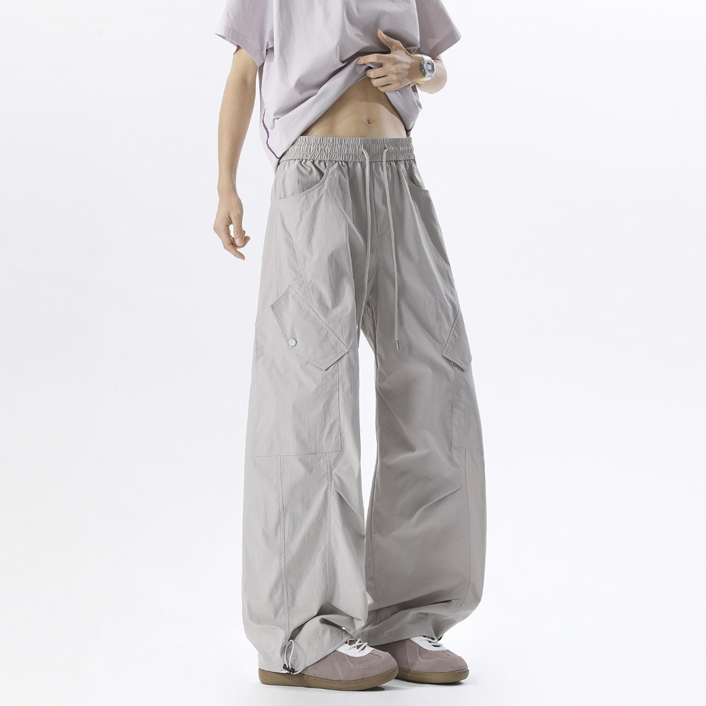 A440-G037-特P38春季大口袋工装束脚休闲裤，男装工装外套，电商A440