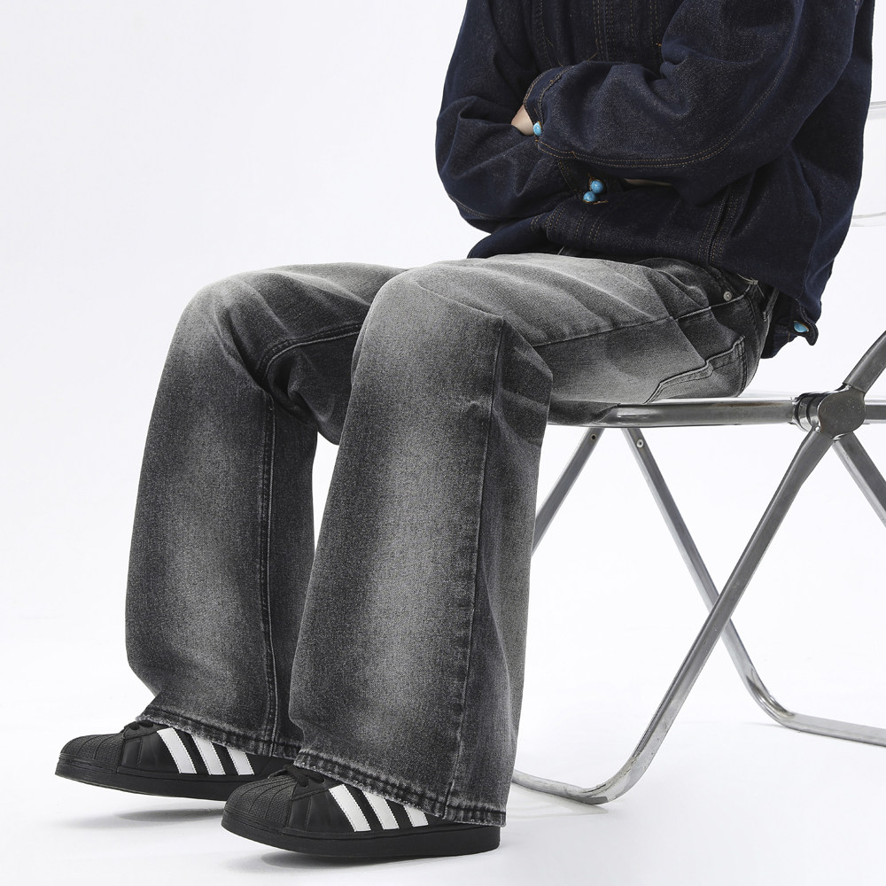 A440-K270-特P55水洗猫须直筒牛仔裤,男装牛仔裤,电商A440