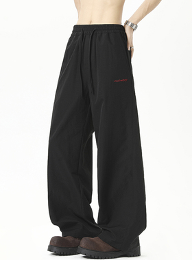 A440-K1509-P38 刺绣垂感休闲裤