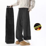 A440-JR305-特P45松弛感加绒弯刀休闲裤，男装卫衣，电商A440