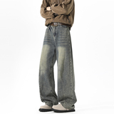 A440-K328-P55春季水洗做旧弯刀牛仔裤，男装牛仔裤，电商A440