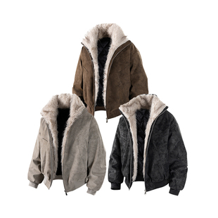 座山雕麂皮棉衣 特P100 A440 MY2568