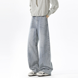 A440-K328-P55春季水洗做旧弯刀牛仔裤，男装牛仔裤，电商A440