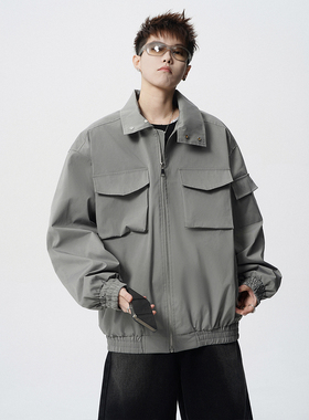 A440-JK033-P58 工装大口袋夹克外套