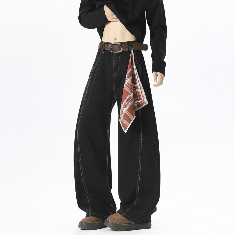 A440-K330-特P36水洗复古弯刀牛仔裤带方斤，男装牛仔裤，电商A440