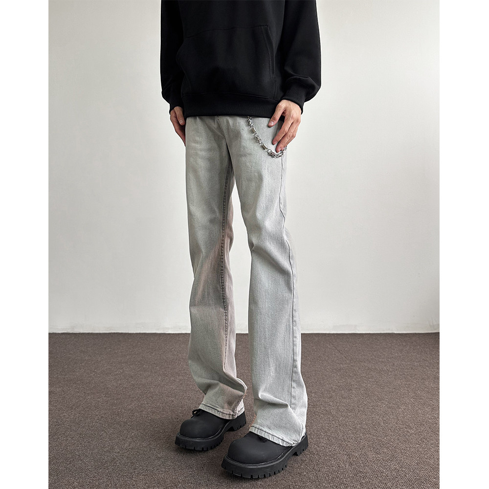 A440-KK1358-P45抖音微喇水洗弹力牛仔裤高街，男装牛仔裤，电商A440