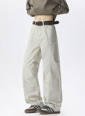 A440-K8602-特P49 立体剪裁褶皱牛仔裤