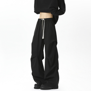 A440-C-P48 网络 春季新款捏皱休闲西裤，男装西裤，电商A440