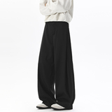 A440-XK8305-特P40春季垂感阔腿休闲裤纽扣褶皱西裤，男装西裤，电商A440