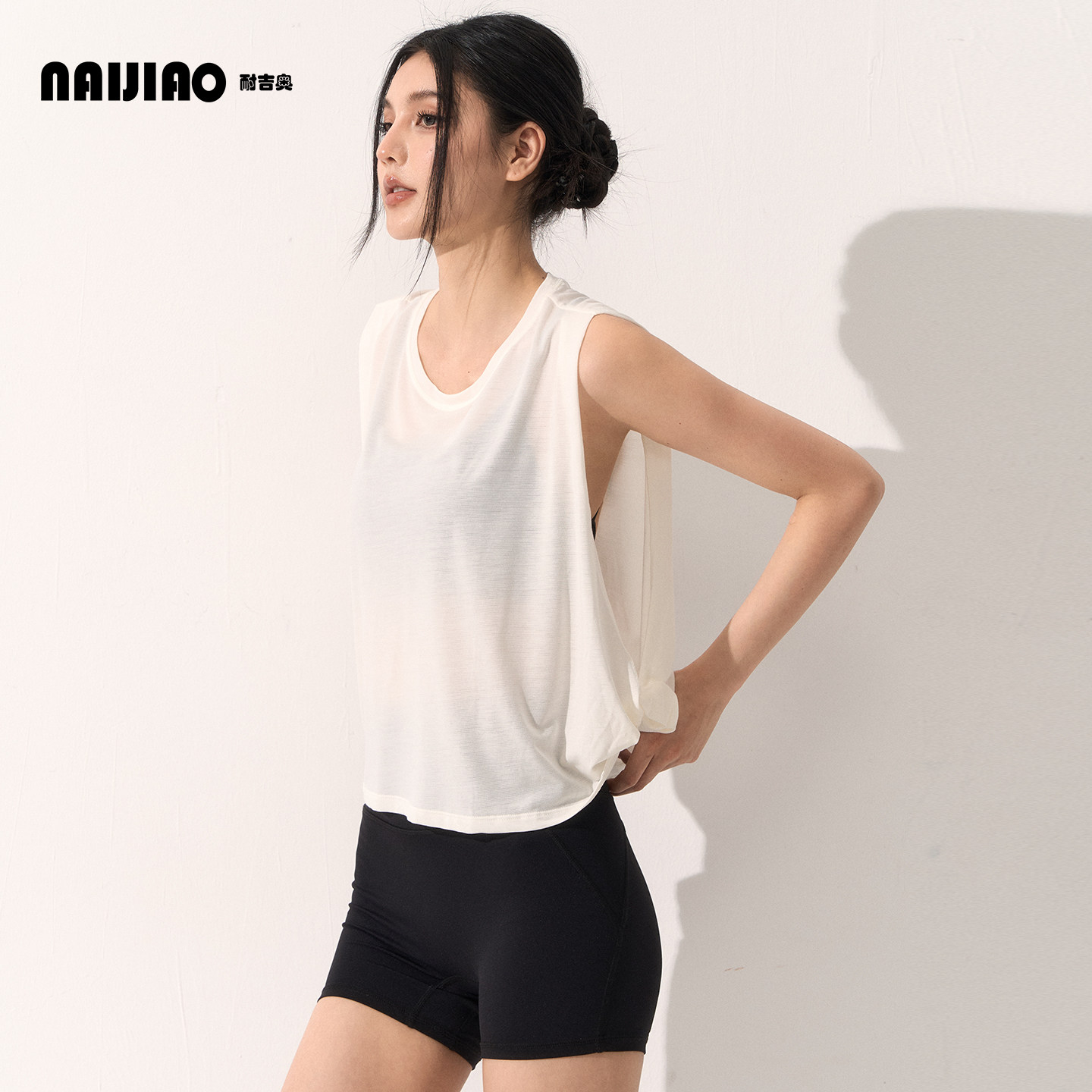 耐吉奥轻薄罩衫运动背心T恤女新款天丝莱赛尔舒适健身上衣无袖T恤,运动服/休闲服装,运动T恤,淘宝优惠券,粉丝福利购,淘宝优惠卷